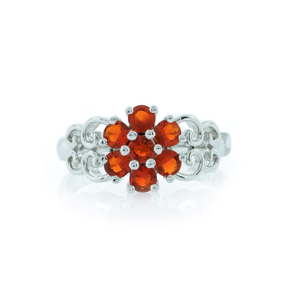 Anillo de Plata con Opalo Mexicano Genuino