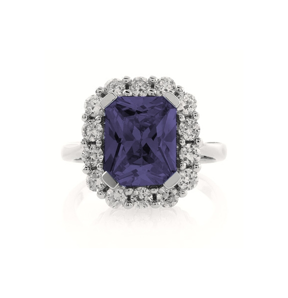 Anillo de Plata .925 con Tanzanita