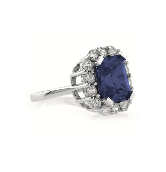 Anillo de Plata .925 con Tanzanita