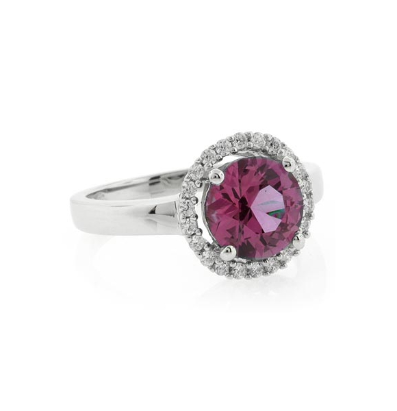Alexandrite Ring Changing Color Stone