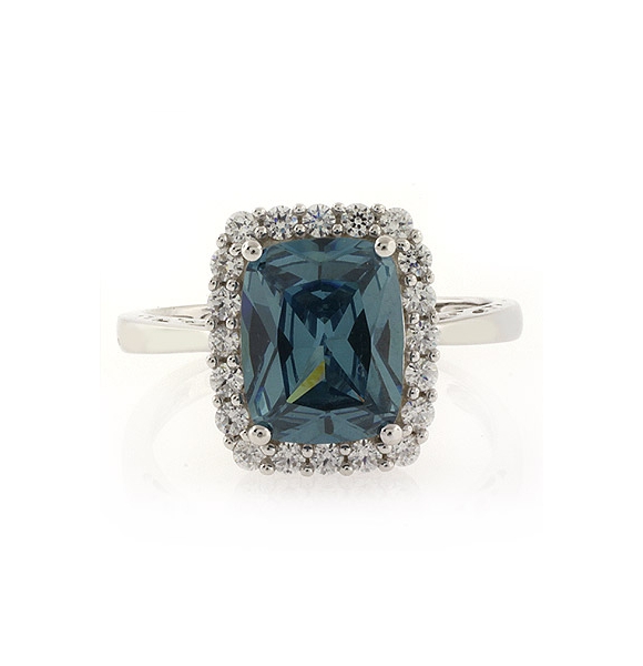 Anillo de Plata de Ley con Alejandrita Bicolor