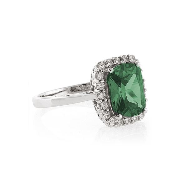 Anillo de Plata de Ley con Alejandrita Bicolor