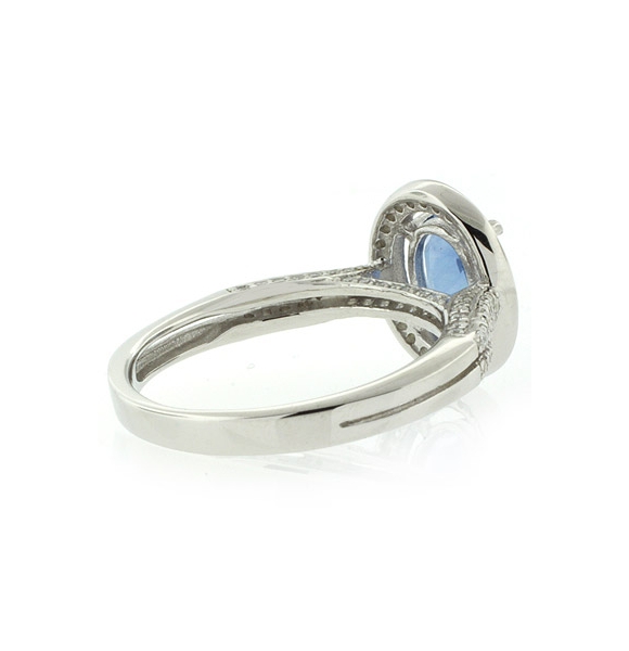 Anillo de Alejandrita Bicolor Azul a Morado