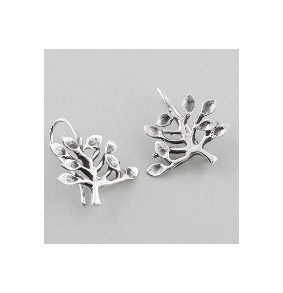 Aretes de Árbol en Plata de Ley .925