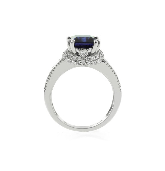 Increíble Anillo de Tanzanita en Plata .925