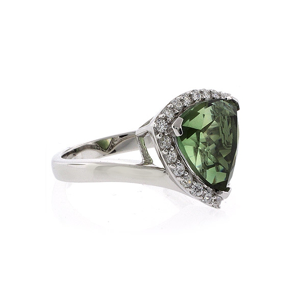 Anillo de Turmalina en Plata de Ley