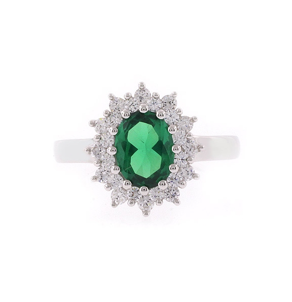 Precioso Anillo de Esmeralda