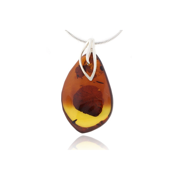 Dije de Ámbar Natural con Plata .925