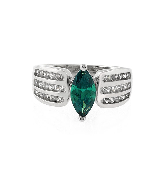 Anillo de Plata Fina de Ley con Alejandrita