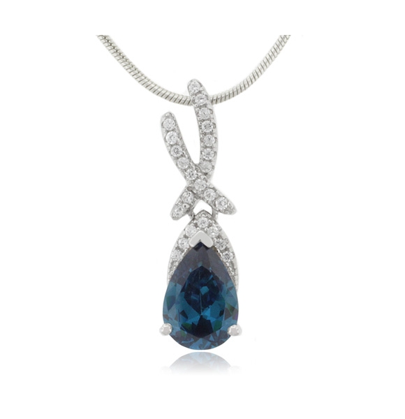 Dije con Alejandrita Bicolor en Plata de Ley .925