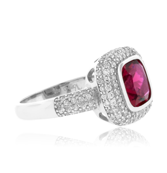 Anillo de Plata de Ley .925 con Turmalina