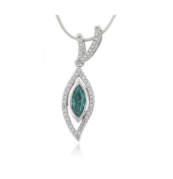 Alexandrite Gemstone Silver Pendant