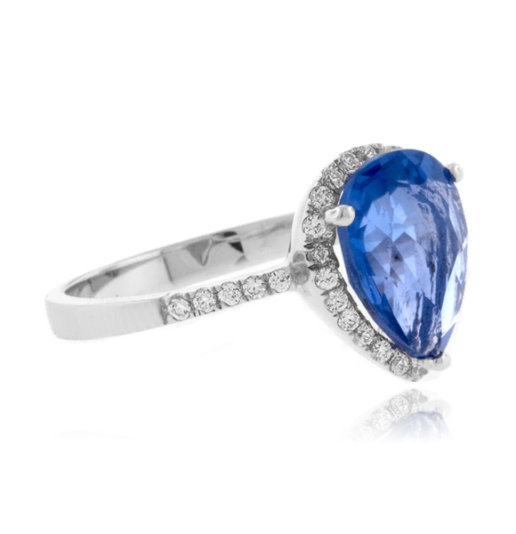Anillo Hermoso de Alejandrita en Plata .925 ( Azul/Morado )