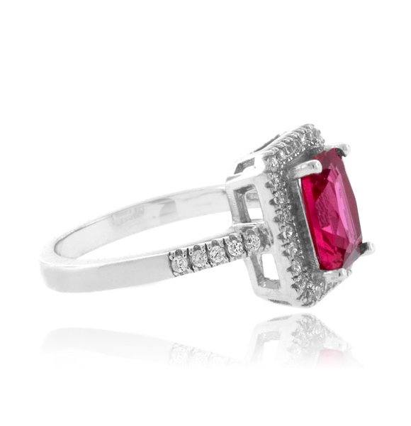 Anillo de Plata Fina .925 con Turmalina