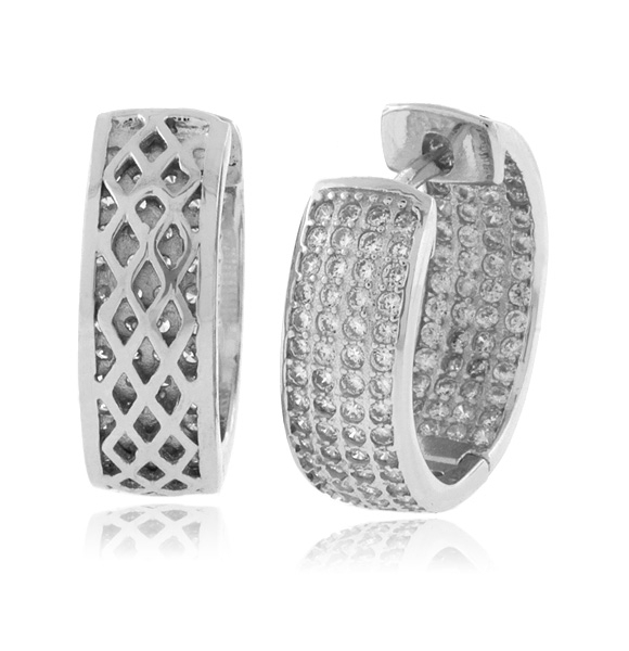 Preciosos Artes de Plata de Ley con Diamantes