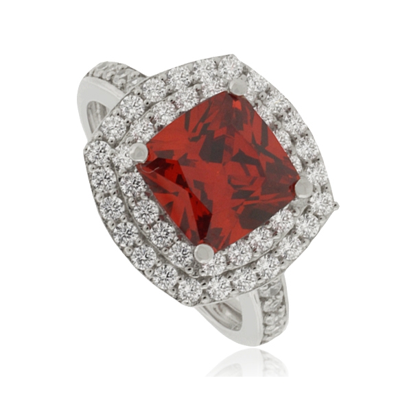 Anillo de Plata .925 con Ópalo Cereza