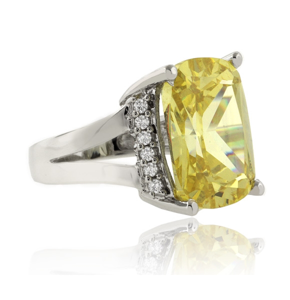 Anillo de Citrina en Plata 925