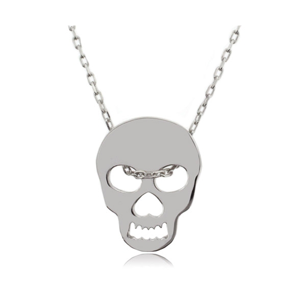 Dije de Calavera en Plata de Ley .925
