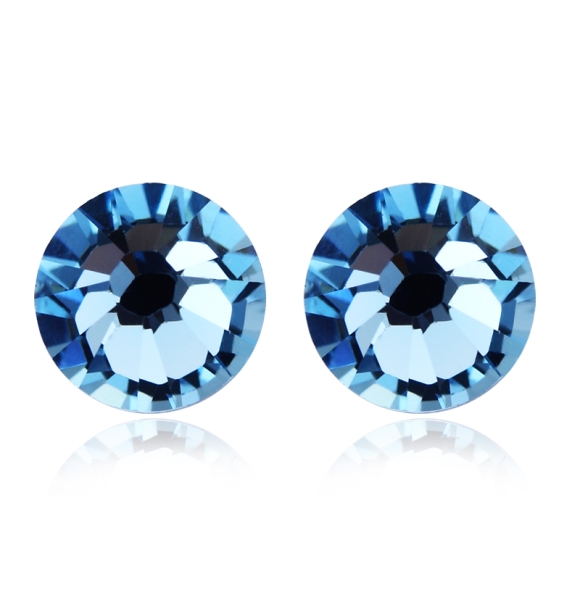 Hermosos Aretes de Cristal Swarovski con Rodio Azules