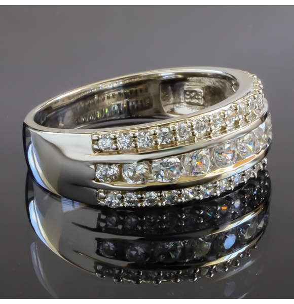 Anillo de Compromiso en Plata Fina .925