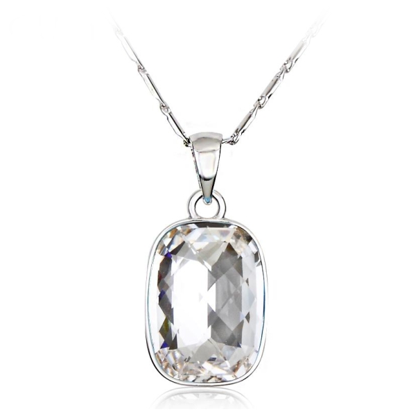 Collar de Cristal Swarovski Blanco