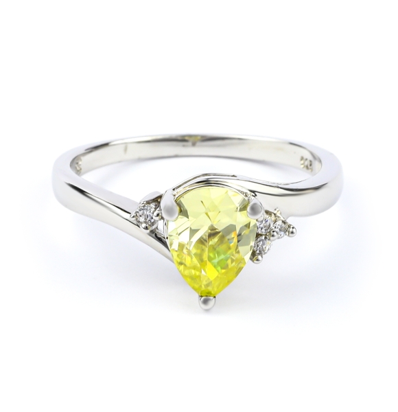 Anillo de Citrina en Plata .925