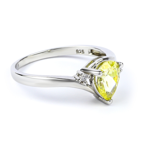 Anillo de Citrina en Plata .925