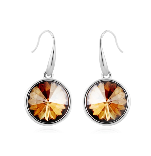 Lindos Aretes Redondos color Champagne