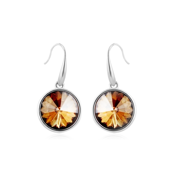 Lindos Aretes Redondos color Champagne