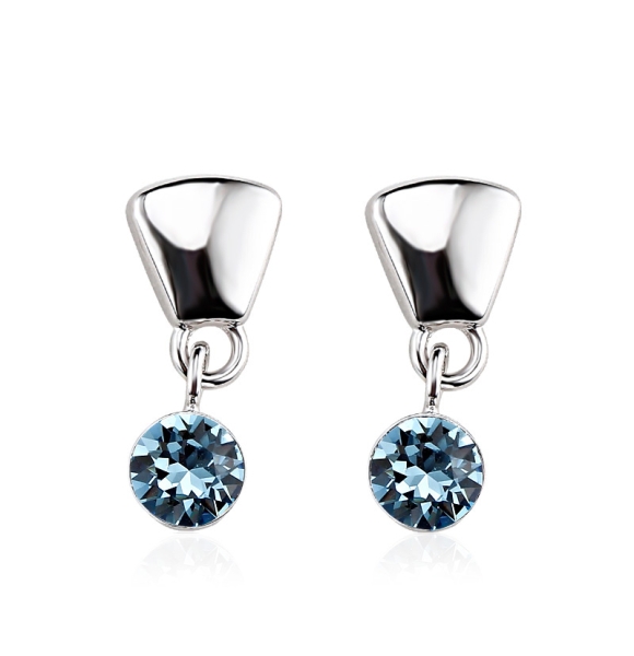 Aretes de Cristal Swarovski Azules
