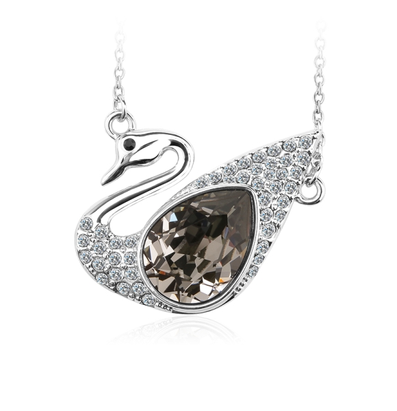Collar de Cisne de Cristal Swarovski