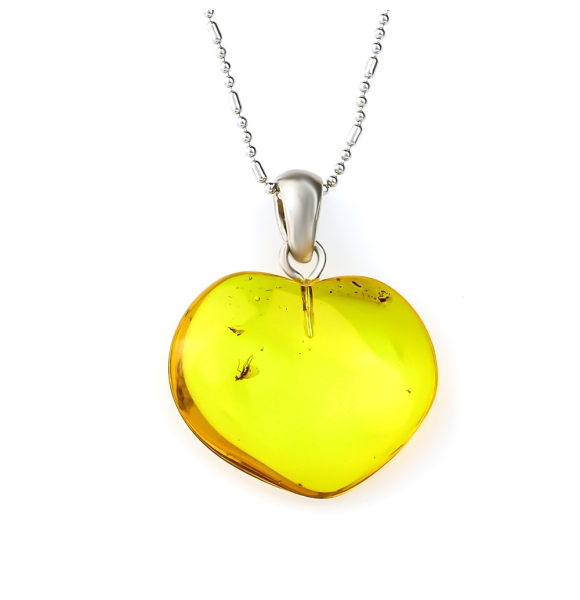 Piedra Genuina de Ambar Báltico con Mosquito