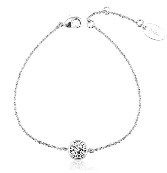 Pulsera Swarovski con Cristal Blanco