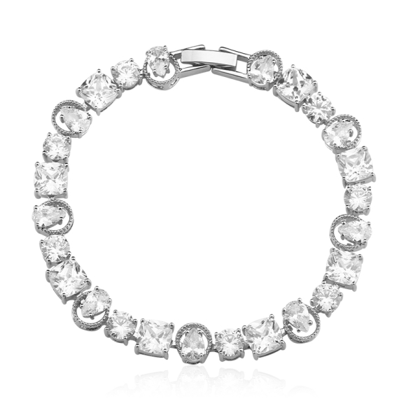 Hermosa Pulsera de Cristales Swarovski