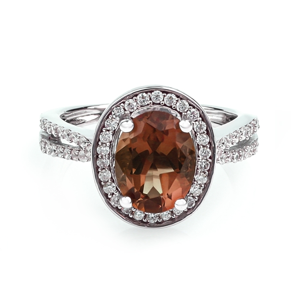 Anillo de Plata de Ley .925 con Zultanita Bicolor