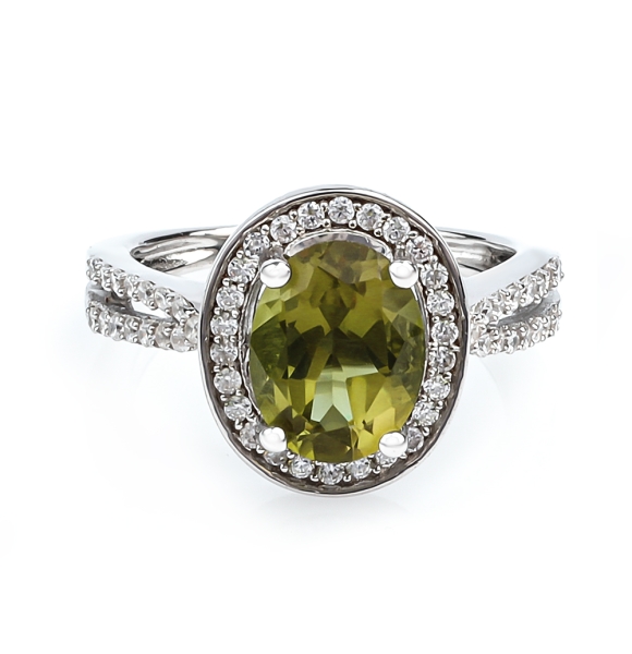 Anillo de Plata de Ley .925 con Zultanita Bicolor