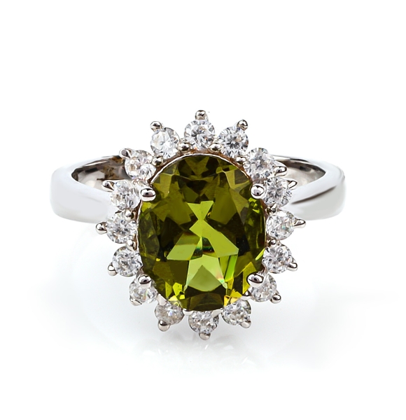 Anillo de Zultanita Cambia de Color Plata