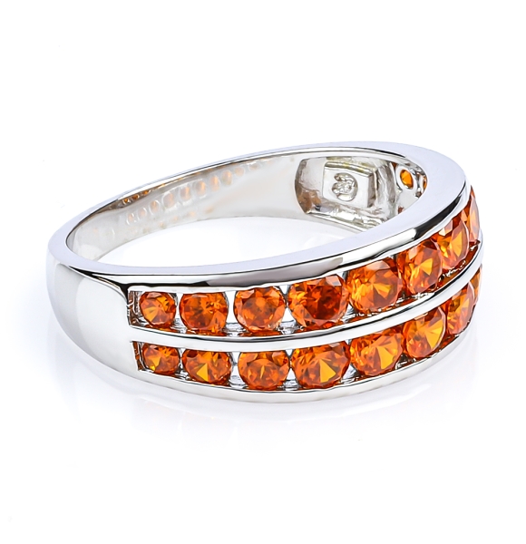 Anillo de Plata de Ley con Opalo De Fuego Churumbela