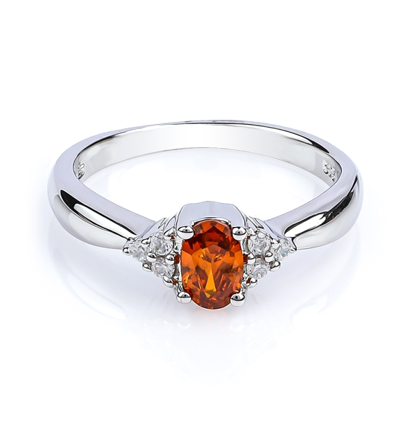 Anillo de Opalo de Fuego Con Plata 925