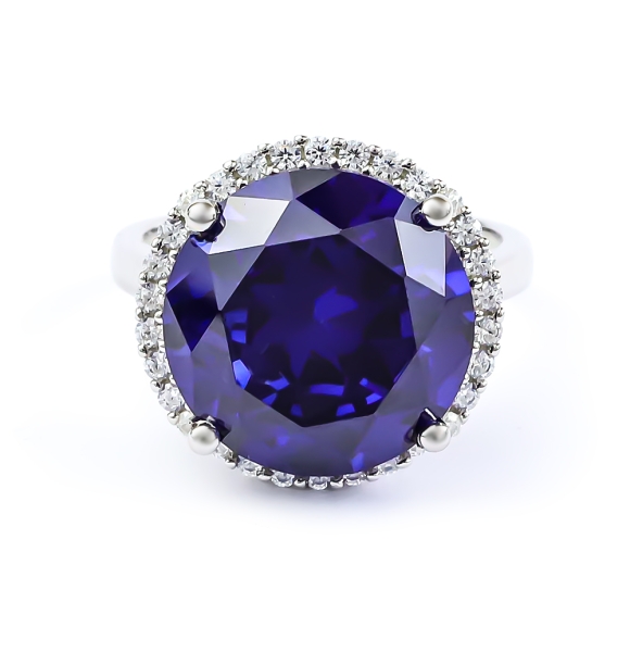 Hermoso Anillo de Tanzanita Llamativa