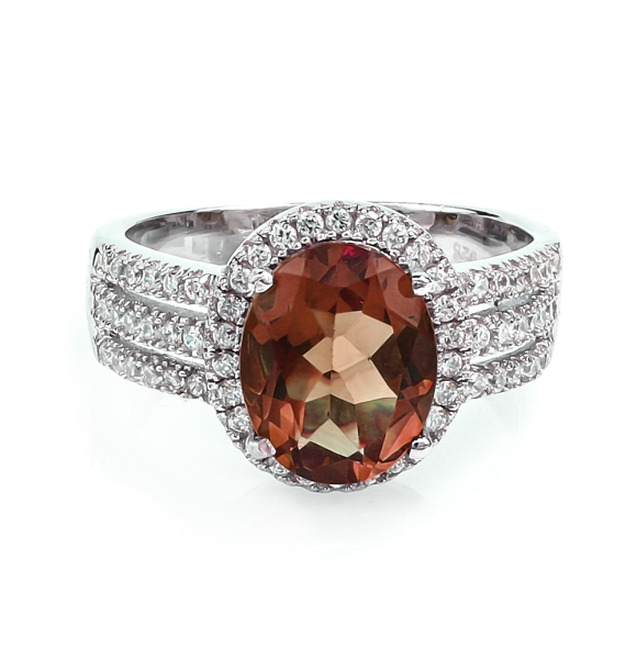 Anillo de Plata .925 con Zultanita Bicolor