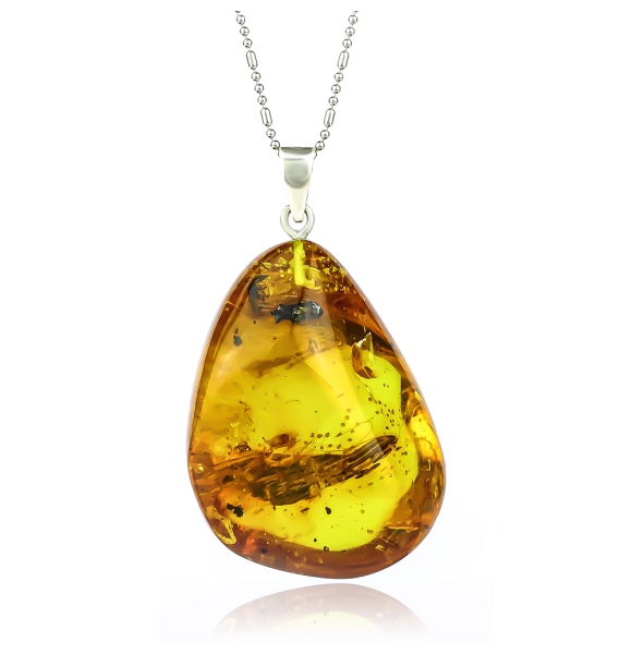 Ambar Genuine Dije de Plata