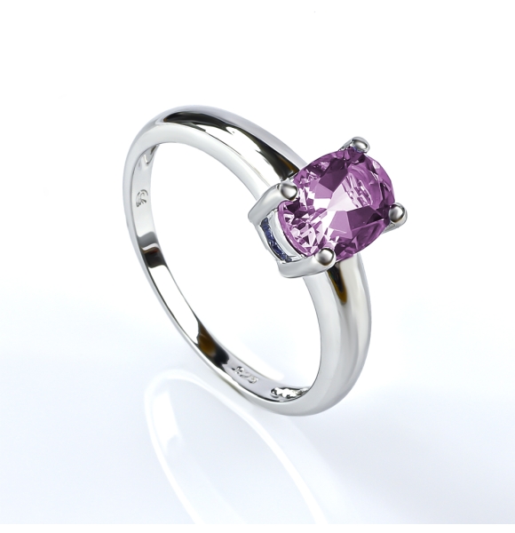 Anillo de Alejandrita En Plata