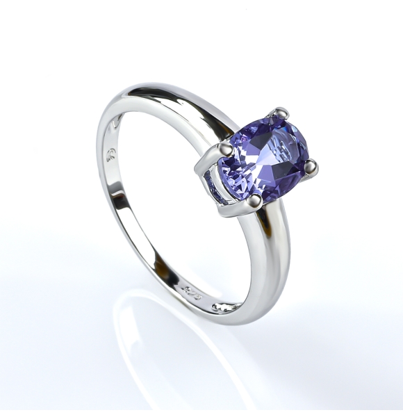 Anillo de Alejandrita En Plata