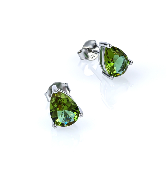 Aretes de Zultanita en Plata de Ley