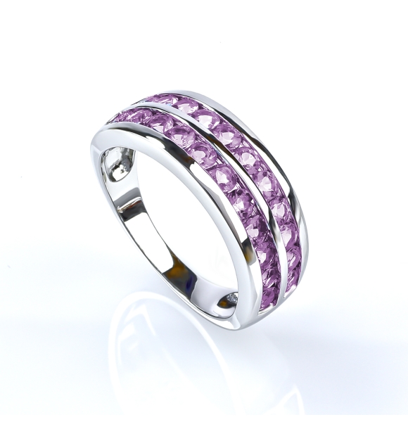 Anillo de Plata de Ley con Alejandrita Churumbela