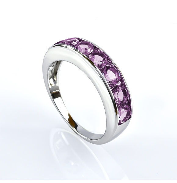 Churumbela Anillo de Plata de Ley con Alejandrita