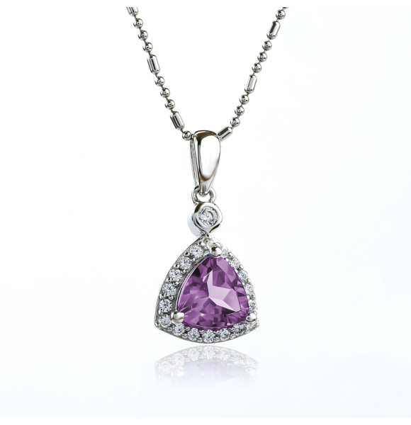 Dije de Plata Con Alejandrita Cambia de Color