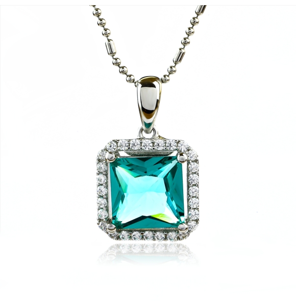 Dije de Paraiba con Plata
