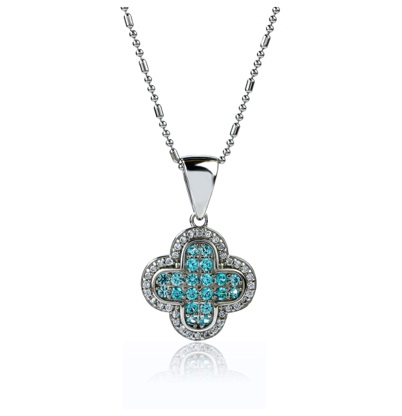Cruz de Plata Con Paraiba